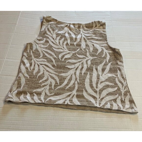 VTG-women’s St. John Sport By Marie Gray Sleeveless Knit Tank Top S Made In USA - Picture 2 of 7